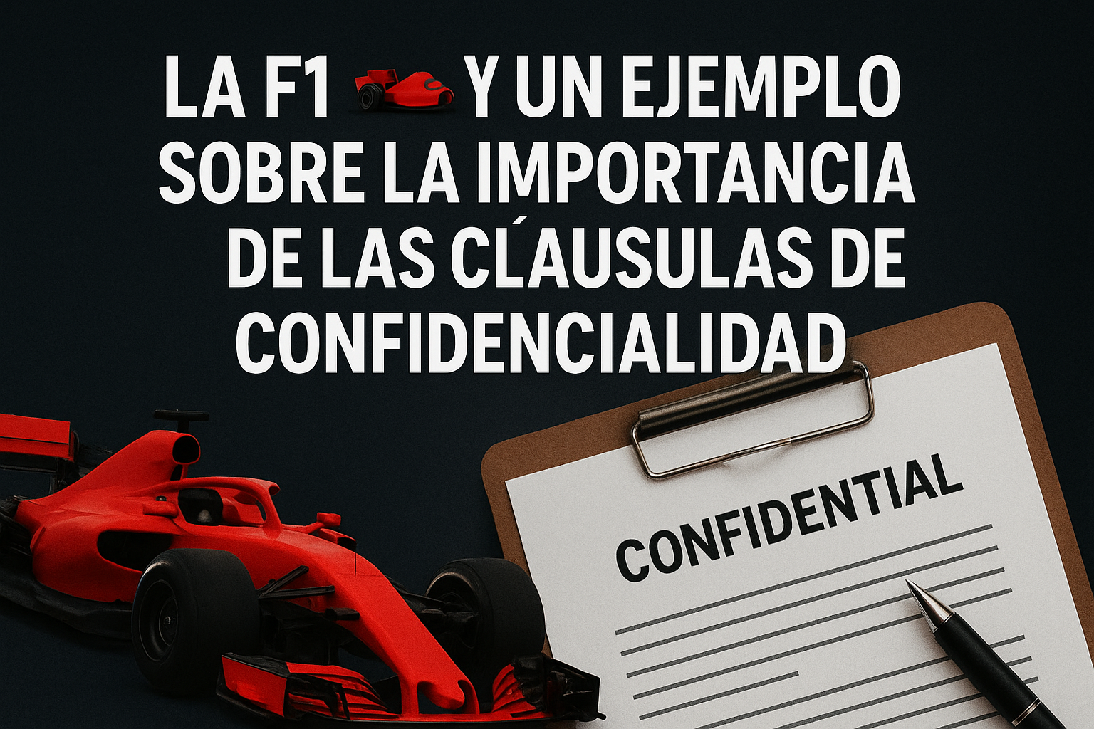La F1 🏎 y un ejemplo sobre la importancia de las cláusulas de confidencialidad